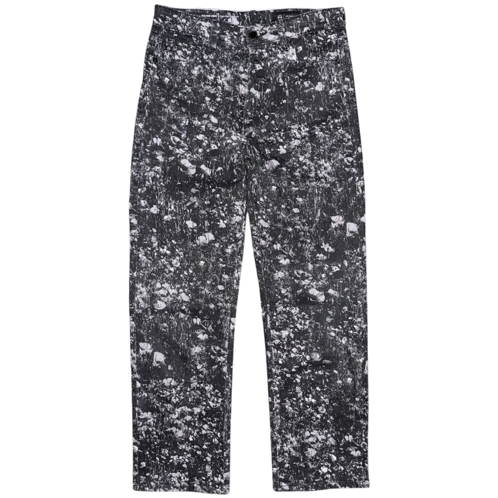 AG Adriano Goldschmied Alexxis Crop High Rise Vintage Straight Floral Jeans 28